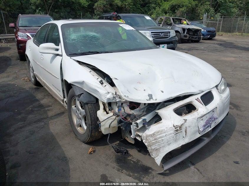 1998 Pontiac Grand prix VIN 1G2WP52K0WF253749 IAAI salvage auction — RIGHT FRONT, Salvage (North Carolina), sold $250 on 2026-07-09 (photo 6)
