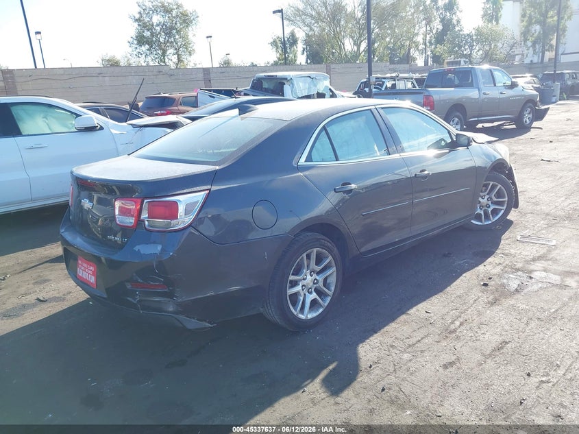 2015 Chevrolet Malibu VIN 1G11C5SL3FF329435 IAAI salvage auction — LEFT SIDE, Salvage Certificate (California), sold $325 on 2026-07-10 (photo 4)