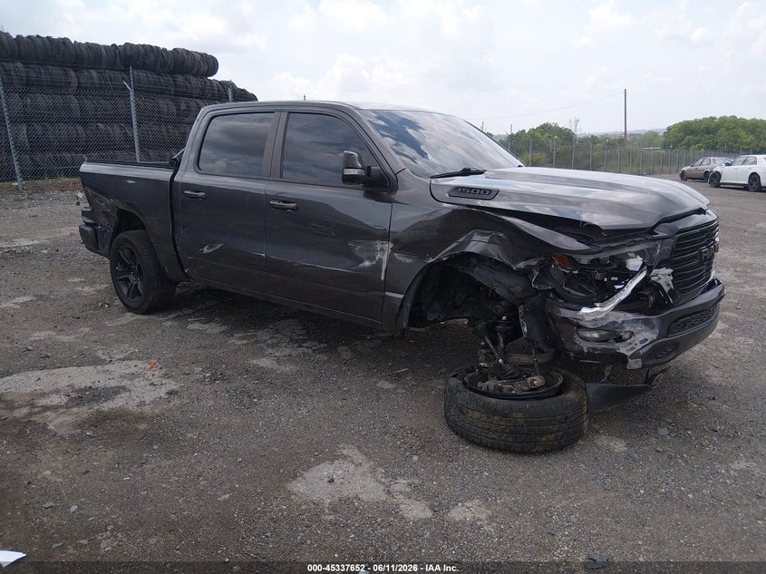 2021 Ram 1500 VIN 1C6SRFFT3MN807096 IAAI salvage auction — FRONT END, Salvage Title, sold $4,150 on 2026-07-19 (photo 1)