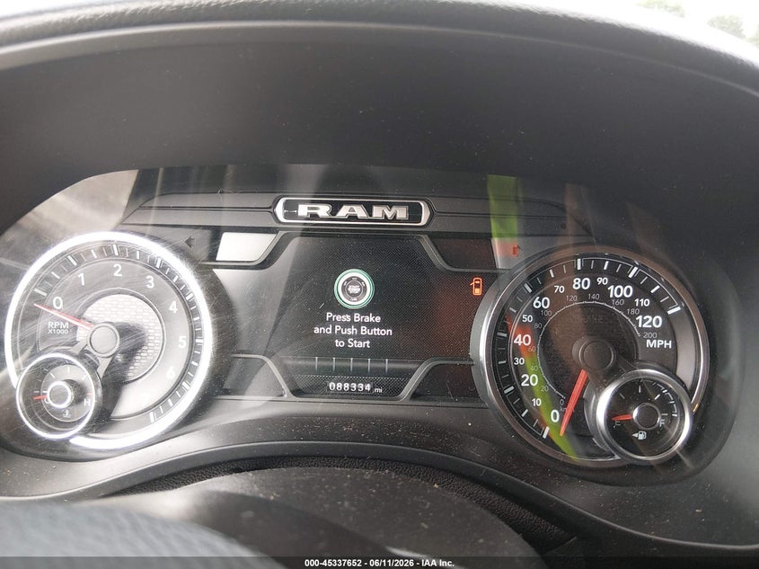 2021 Ram 1500 VIN 1C6SRFFT3MN807096 IAAI salvage auction — FRONT END, Salvage Title, sold $4,150 on 2026-07-19 (photo 7)