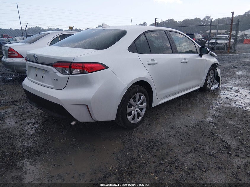 2026 Toyota Corolla VIN 5YFB4MDE3TP434403 IAAI salvage auction — RIGHT FRONT, Salvage Title, sold $7,300 on 2026-07-28 (photo 4)