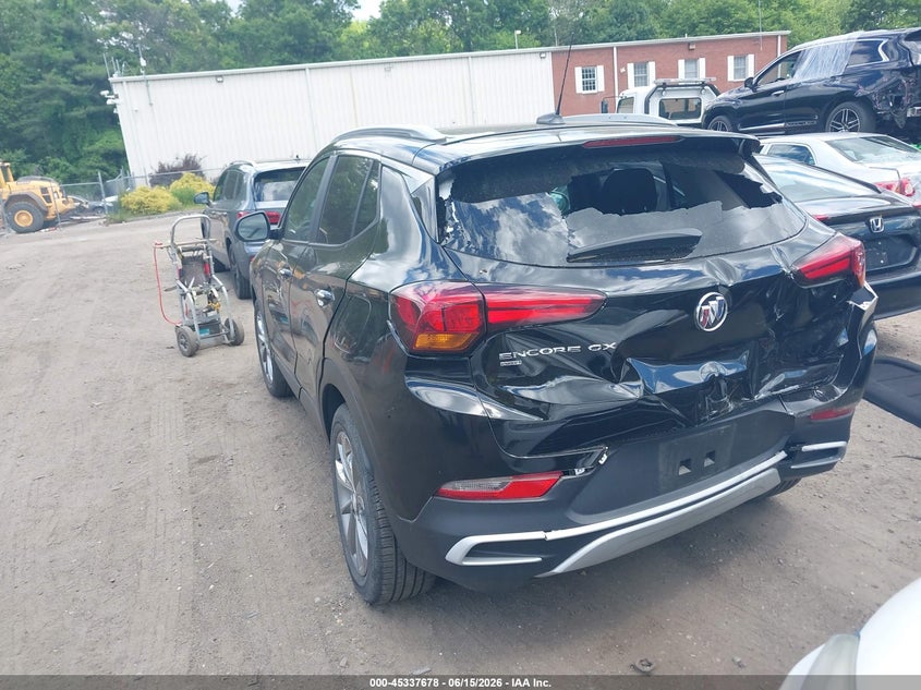 2023 Buick Encore gx VIN KL4MMFSL2PB021182 IAAI salvage auction — REAR END, Salvage (Massachusetts), sold $25 on 2026-07-11 (photo 3)