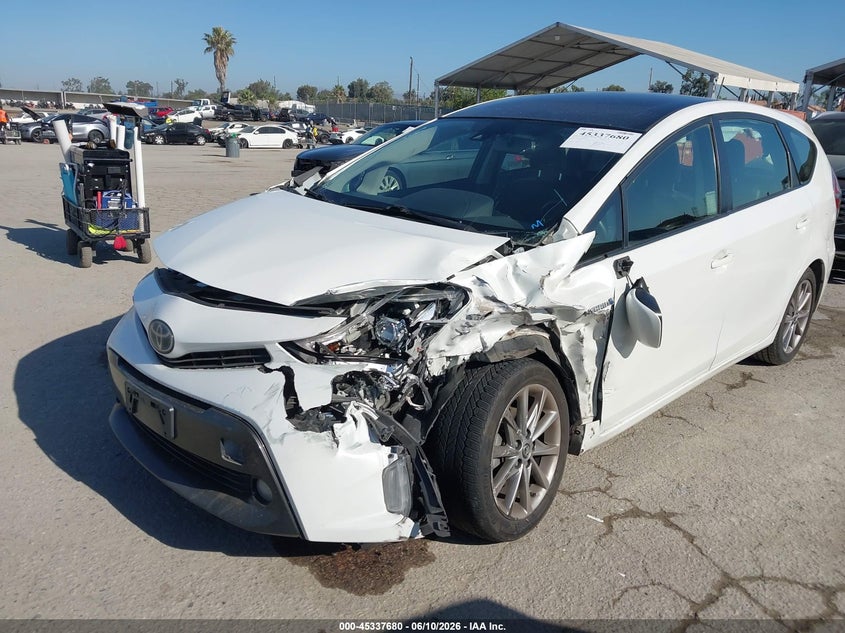 2017 Toyota Prius v VIN JTDZN3EU6HJ061042 IAAI salvage auction — FRONT END, Salvage (California), sold $3,450 on 2026-07-13 (photo 6)