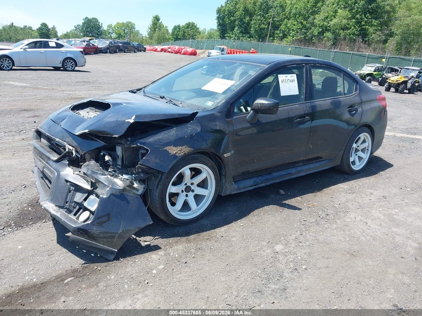 2018 Subaru Wrx VIN JF1VA1C65J9806055 IAAI salvage auction — FRONT END, Salvage (Pennsylvania), sold $3,150 on 2026-07-07 (photo 2)