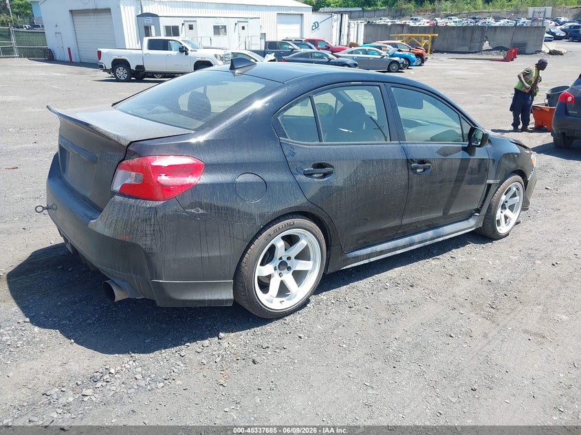 2018 Subaru Wrx VIN JF1VA1C65J9806055 IAAI salvage auction — FRONT END, Salvage (Pennsylvania), sold $3,150 on 2026-07-07 (photo 4)