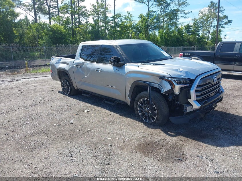 2023 Toyota Tundra VIN 5TFJC5DB4PX038515 IAAI salvage auction — RIGHT SIDE, Clear (Florida), sold $14,800 on 2026-07-07 (photo 1)