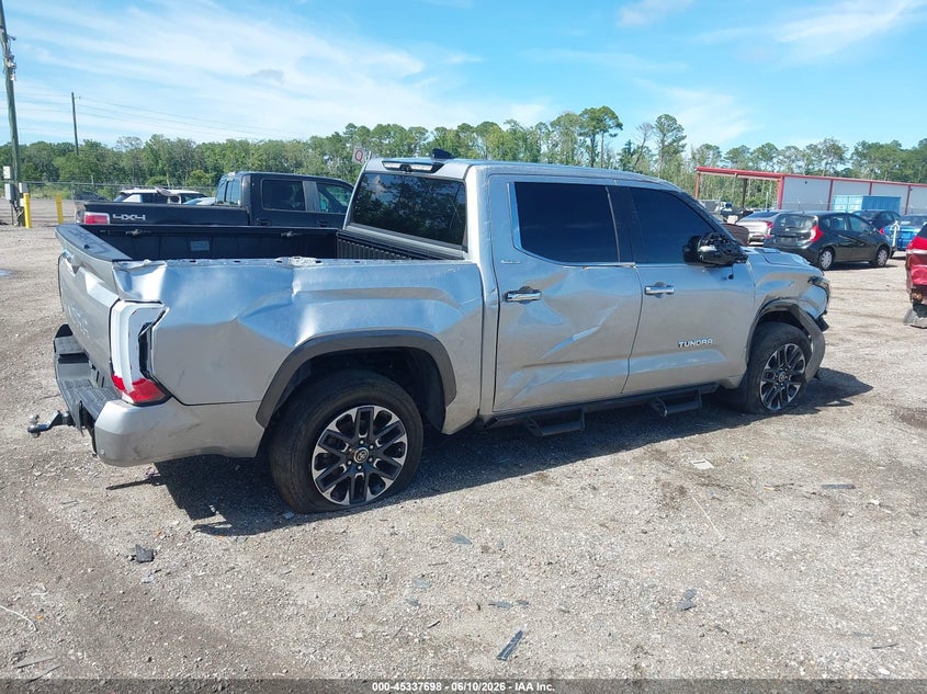 2023 Toyota Tundra VIN 5TFJC5DB4PX038515 IAAI salvage auction — RIGHT SIDE, Clear (Florida), sold $14,800 on 2026-07-07 (photo 4)
