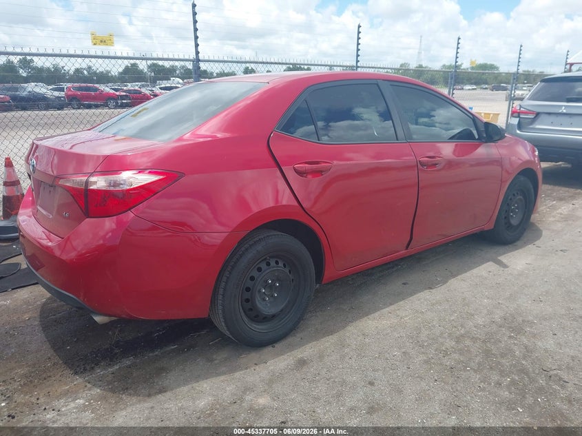 2019 Toyota Corolla VIN 2T1BURHEXKC178654 IAAI salvage auction — LEFT SIDE, Salvage (Louisiana), sold $4,800 on 2026-08-04 (photo 4)