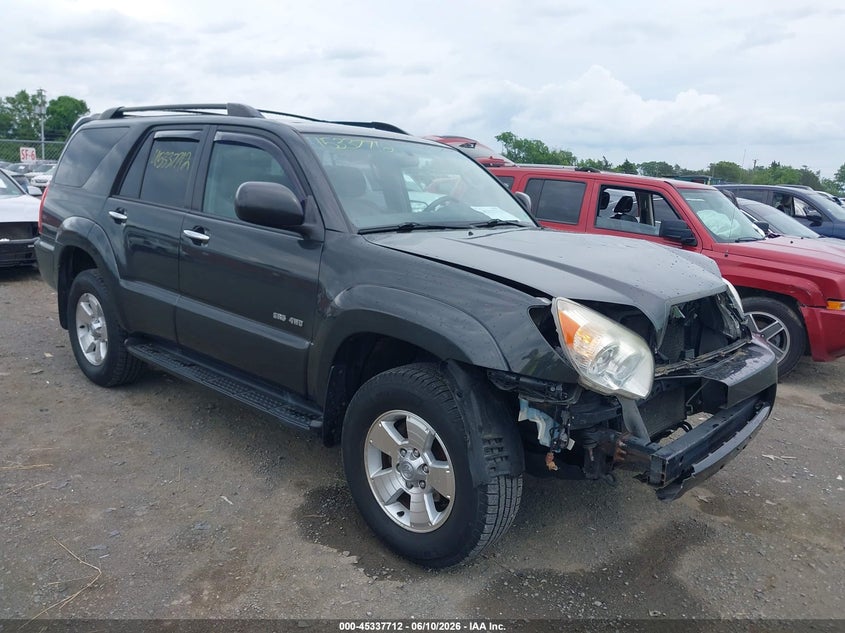 2007 Toyota 4runner VIN JTEBU14R378078212 IAAI salvage auction — FRONT END, Salvage (Virginia), sold $5,600 on 2026-07-21 (photo 1)