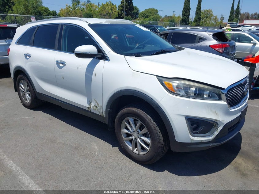 2016 Kia Sorento VIN 5XYPG4A36GG101915 IAAI salvage auction — THEFT, Salvage Title, sold $350 on 2026-07-09 (photo 1)