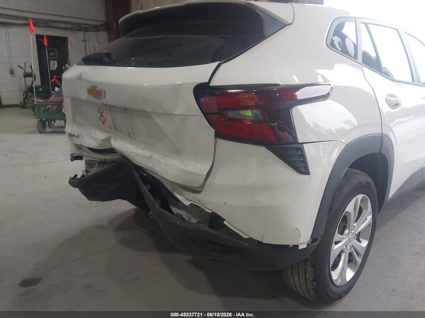 2025 Chevrolet Trax VIN KL77LFEP6SC093572 IAAI salvage auction — REAR END, Mv-907A (New York), sold $4,250 on 2026-07-15 (photo 6)