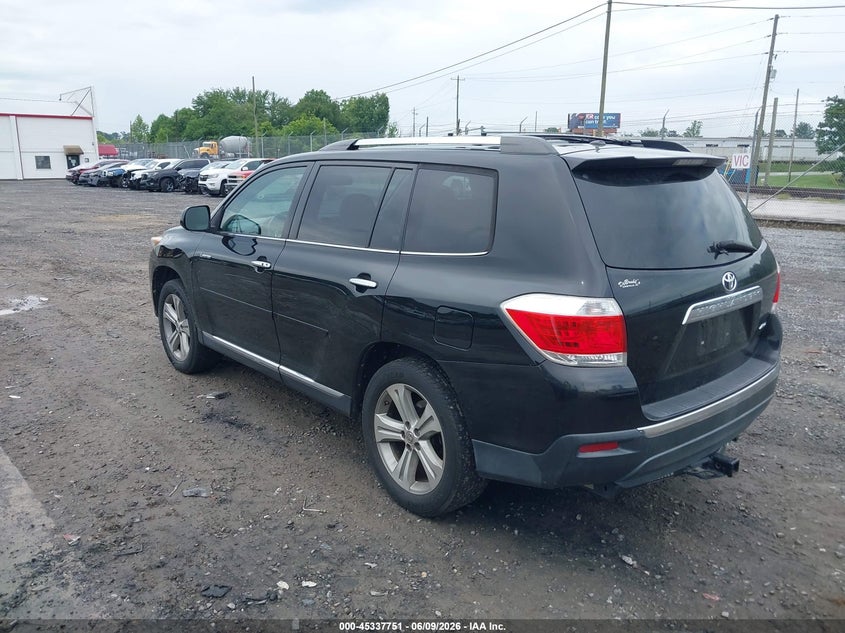 2012 Toyota Highlander VIN 5TDDK3EH9CS157202 IAAI salvage auction — NORMAL WEAR, Salvage Title, sold $4,250 on 2026-07-24 (photo 3)