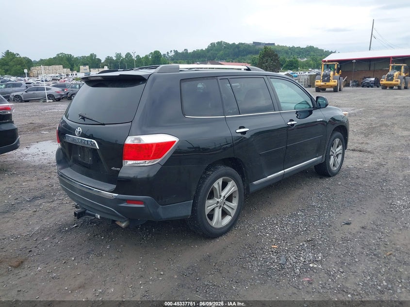 2012 Toyota Highlander VIN 5TDDK3EH9CS157202 IAAI salvage auction — NORMAL WEAR, Salvage Title, sold $4,250 on 2026-07-24 (photo 4)