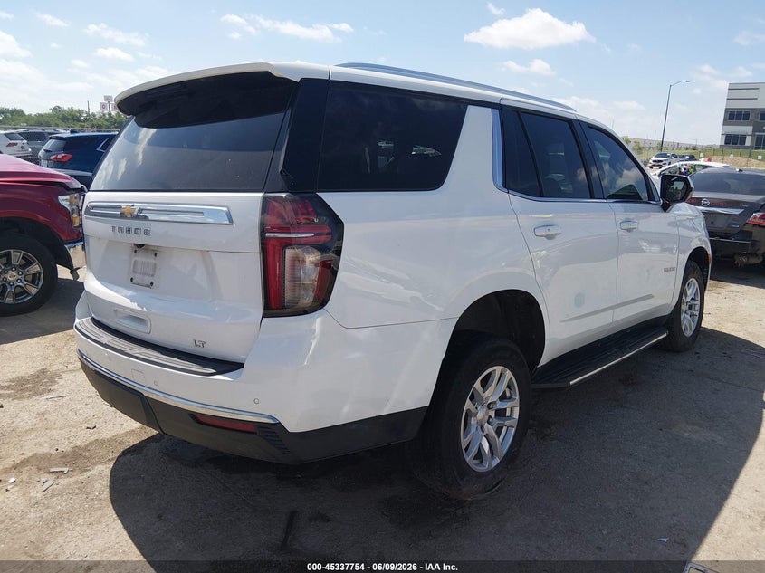 2022 Chevrolet Tahoe VIN 1GNSCNKDXNR152651 IAAI salvage auction — LEFT SIDE, Salvage Title, sold $14,300 on 2026-07-30 (photo 4)