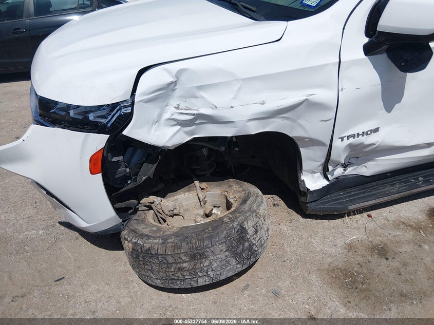 2022 Chevrolet Tahoe VIN 1GNSCNKDXNR152651 IAAI salvage auction — LEFT SIDE, Salvage Title, sold $14,300 on 2026-07-30 (photo 6)