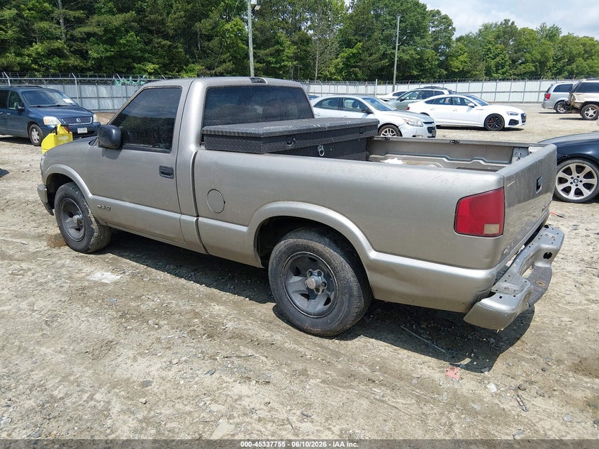 2000 Chevrolet S-10 pickup VIN 1GCCS144XY8177436 IAAI salvage auction — TRANSMISSION, Clear (Georgia), sold $275 on 2026-07-09 (photo 3)
