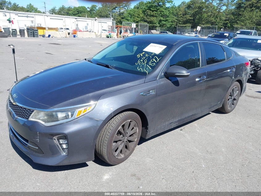 2018 Kia Optima VIN 5XXGT4L36JG202568 IAAI salvage auction — THEFT, Salvage (South Carolina), sold $25 on 2026-07-28 (photo 2)