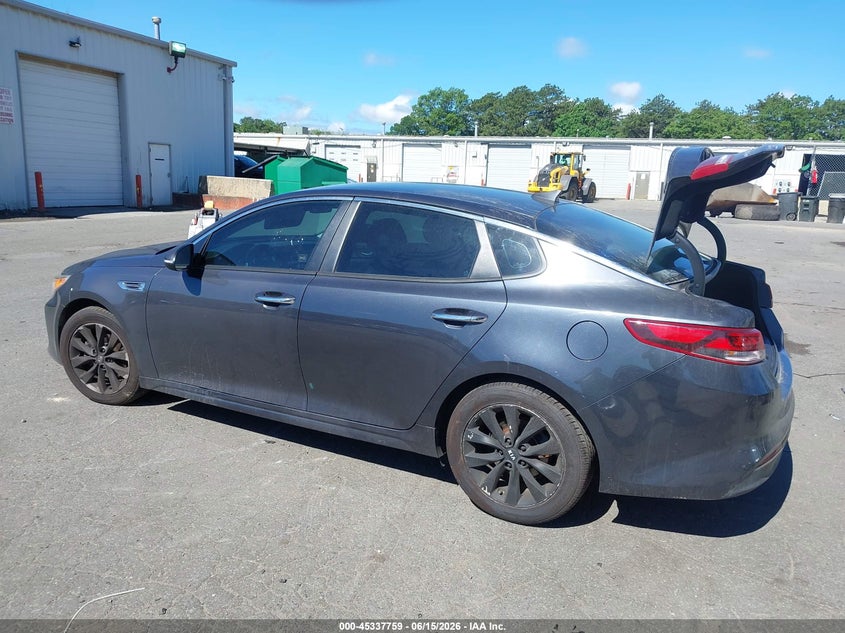 2018 Kia Optima VIN 5XXGT4L36JG202568 IAAI salvage auction — THEFT, Salvage (South Carolina), sold $25 on 2026-07-28 (photo 3)