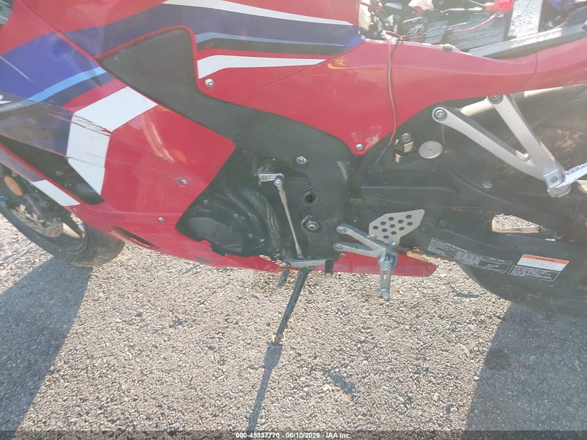 2021 Honda Cbr VIN JH2PC40J8MK700663 IAAI salvage auction — ALL OVER, Salvage (Louisiana), sold $3,450 on 2026-07-15 (photo 9)