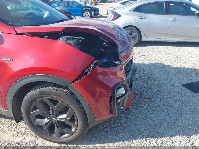 2020 Kia Sportage VIN KNDP6CAC8L7826565 IAAI salvage auction — FRONT END, Salvage (Ohio), sold $3,150 on 2026-07-08 (photo 6)