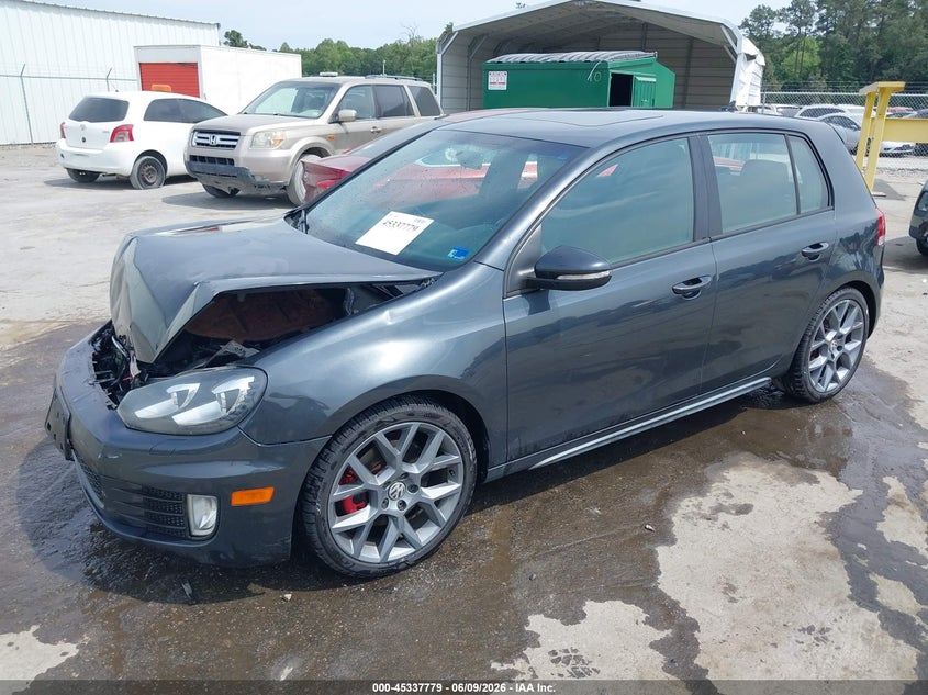 2013 Volkswagen Gti VIN WVWHD7AJ6DW134635 IAAI salvage auction — ENGINE DAMAGE, Clear (Virginia), sold $325 on 2026-07-11 (photo 2)