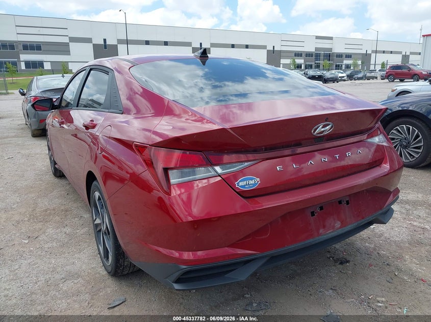 2023 Hyundai Elantra VIN KMHLS4AG8PU563919 IAAI salvage auction — FRONT END, Salvage (Texas), sold $2,250 on 2026-07-28 (photo 3)