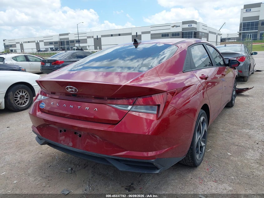 2023 Hyundai Elantra VIN KMHLS4AG8PU563919 IAAI salvage auction — FRONT END, Salvage (Texas), sold $2,250 on 2026-07-28 (photo 4)