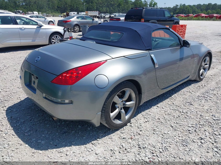 2006 Nissan 350z VIN JN1AZ36A56M455409 IAAI salvage auction — FRONT END, Salvage (North Carolina), sold $1,300 on 2026-07-09 (photo 4)