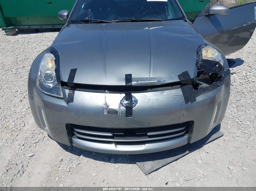 2006 Nissan 350z VIN JN1AZ36A56M455409 IAAI salvage auction — FRONT END, Salvage (North Carolina), sold $1,300 on 2026-07-09 (photo 6)