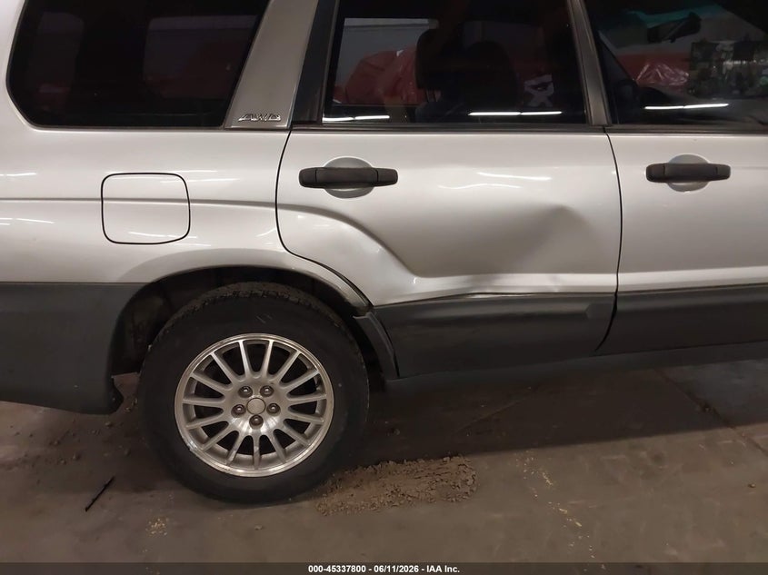 2003 Subaru Forester VIN JF1SG63603H760660 IAAI salvage auction — SIDE, Salvage (Oregon), sold $275 on 2026-07-31 (photo 6)