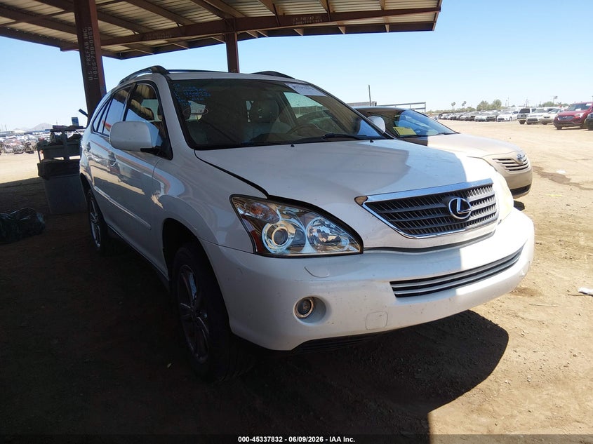 2007 Lexus Rx VIN JTJGW31U072005338 IAAI salvage auction — LEFT REAR, Salvage (Arizona), sold $425 on 2026-07-14 (photo 1)