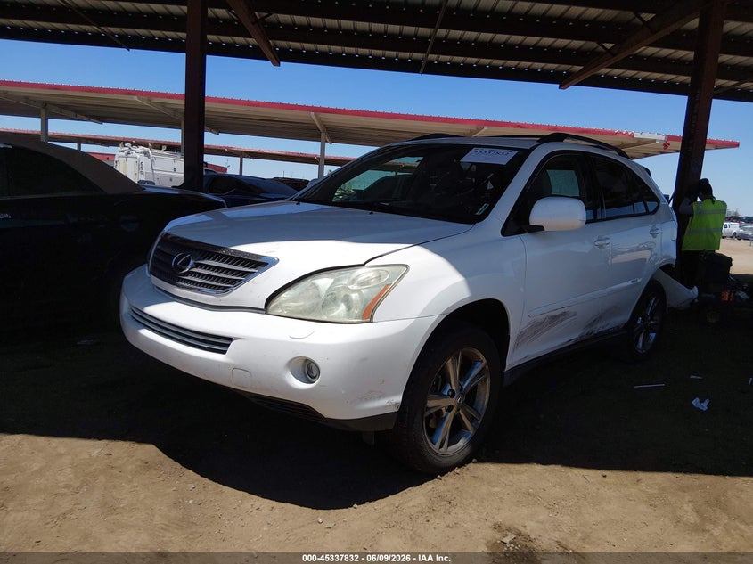 2007 Lexus Rx VIN JTJGW31U072005338 IAAI salvage auction — LEFT REAR, Salvage (Arizona), sold $425 on 2026-07-14 (photo 2)