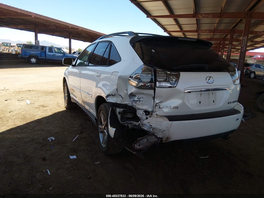 2007 Lexus Rx VIN JTJGW31U072005338 IAAI salvage auction — LEFT REAR, Salvage (Arizona), sold $425 on 2026-07-14 (photo 3)