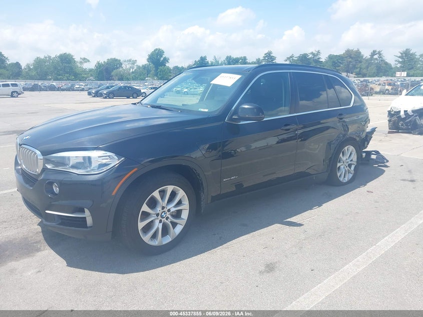 2016 BMW X5 VIN 5UXKT0C52G0S76499 IAAI salvage auction — REAR END, Clear (Indiana), sold $3,750 on 2026-07-24 (photo 2)