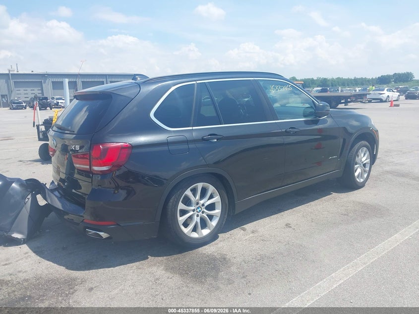 2016 BMW X5 VIN 5UXKT0C52G0S76499 IAAI salvage auction — REAR END, Clear (Indiana), sold $3,750 on 2026-07-24 (photo 4)