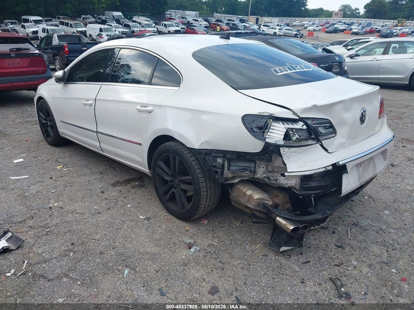 2013 Volkswagen Passat cc VIN WVWRP7AN8DE511034 IAAI salvage auction — REAR END, Salvage (Georgia), sold $150 on 2026-07-29 (photo 3)