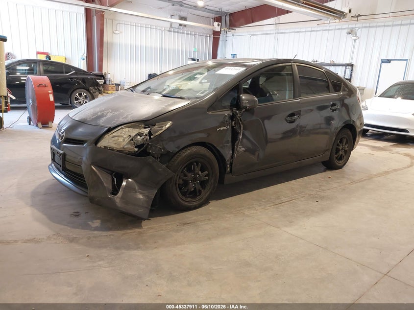 2012 Toyota Prius VIN JTDKN3DU9C5409551 IAAI salvage auction — LEFT FRONT, Salvage (Utah), sold $25 on 2026-07-29 (photo 2)