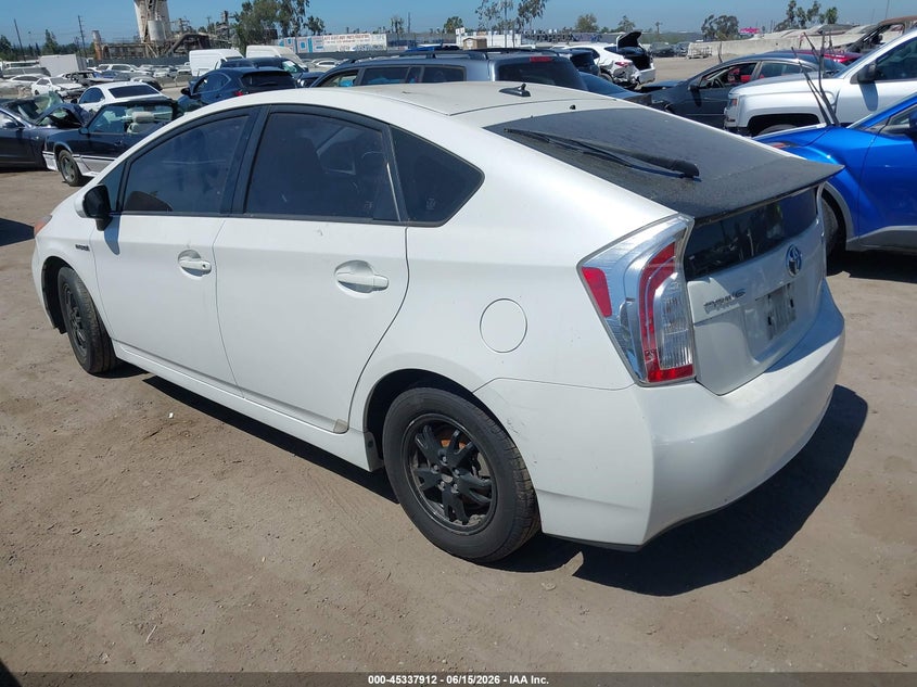 2012 Toyota Prius VIN JTDKN3DU9C5511741 IAAI salvage auction — UNKNOWN, Salvage Title, sold $3,050 on 2026-07-22 (photo 3)