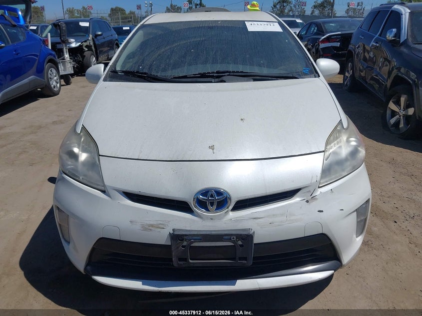 2012 Toyota Prius VIN JTDKN3DU9C5511741 IAAI salvage auction — UNKNOWN, Salvage Title, sold $3,050 on 2026-07-22 (photo 6)
