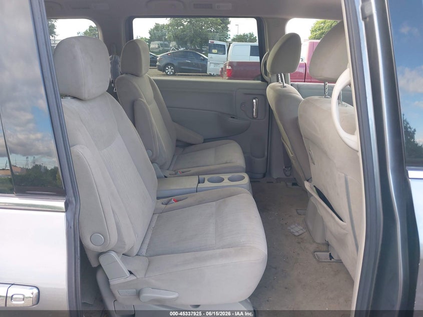 2015 Nissan Quest VIN JN8AE2KP9F9125115 IAAI salvage auction — LEFT FRONT, Salvage (Pennsylvania), sold $1,675 on 2026-07-10 (photo 8)