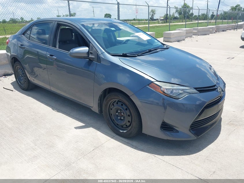 2017 Toyota Corolla VIN 5YFBURHE4HP650601 IAAI salvage auction — HAIL, Original (Texas), sold $4,700 on 2026-08-01 (photo 1)