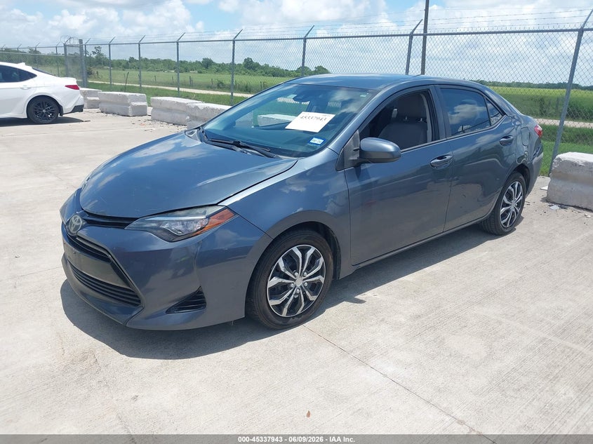 2017 Toyota Corolla VIN 5YFBURHE4HP650601 IAAI salvage auction — HAIL, Original (Texas), sold $4,700 on 2026-08-01 (photo 2)