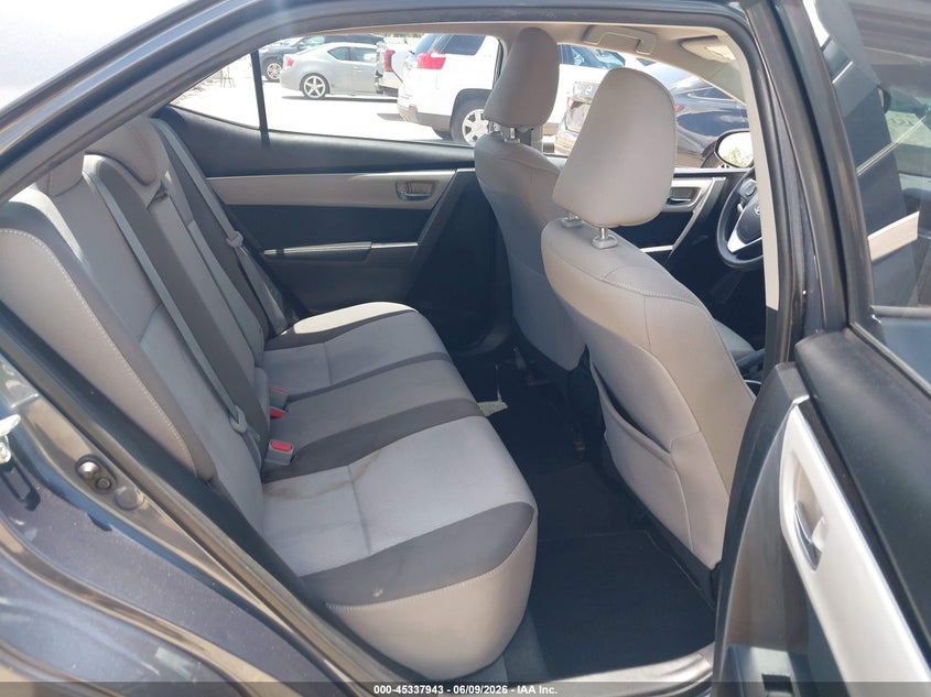 2017 Toyota Corolla VIN 5YFBURHE4HP650601 IAAI salvage auction — HAIL, Original (Texas), sold $4,700 on 2026-08-01 (photo 8)