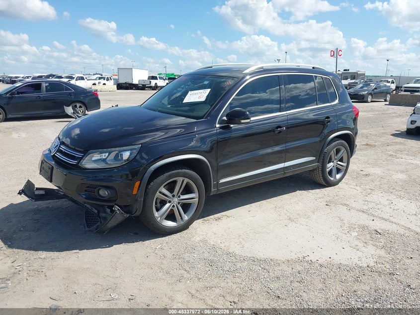 2017 Volkswagen Tiguan VIN WVGTV7AX4HW507202 IAAI salvage auction — FRONT END, Salvage Title, sold $1,750 on 2026-08-19 (photo 2)