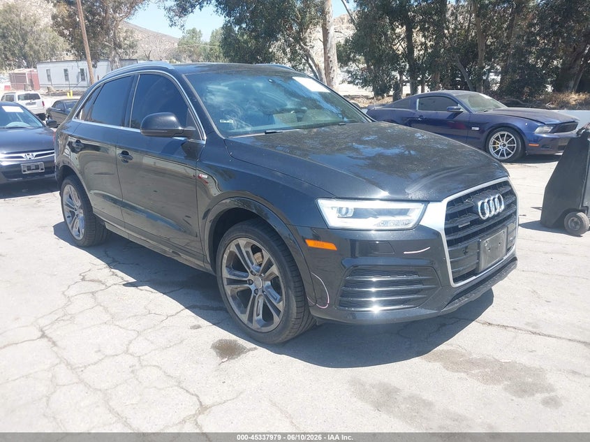 2016 Audi Q3 VIN WA1GFCFS2GR018605 IAAI salvage auction — REAR END, Salvage (California), sold $2,150 on 2026-07-28 (photo 1)