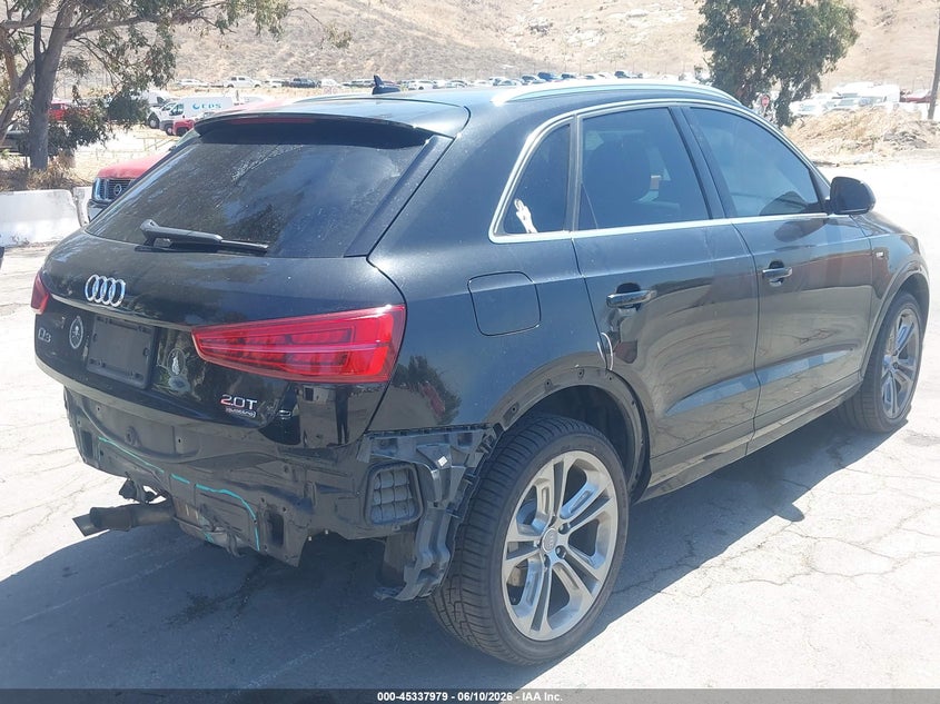 2016 Audi Q3 VIN WA1GFCFS2GR018605 IAAI salvage auction — REAR END, Salvage (California), sold $2,150 on 2026-07-28 (photo 4)