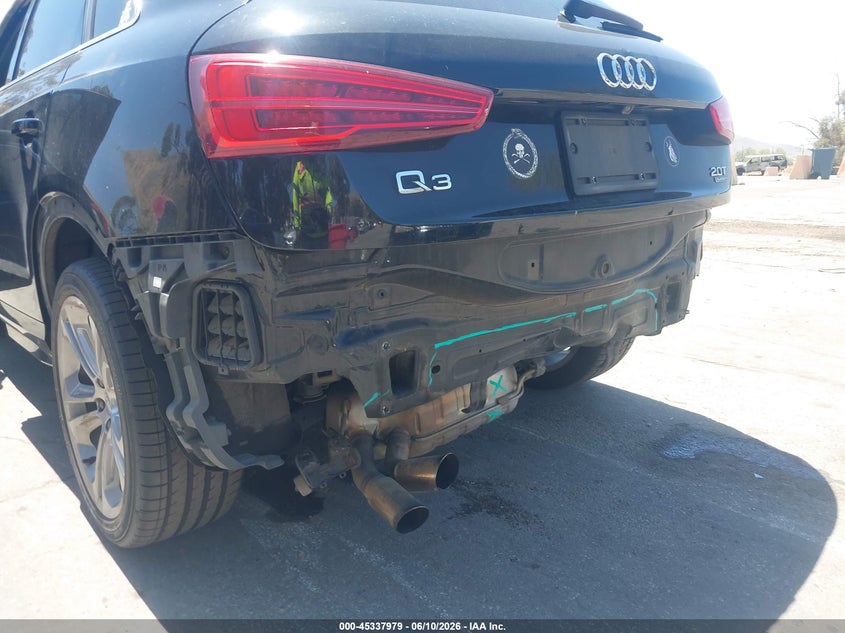 2016 Audi Q3 VIN WA1GFCFS2GR018605 IAAI salvage auction — REAR END, Salvage (California), sold $2,150 on 2026-07-28 (photo 6)