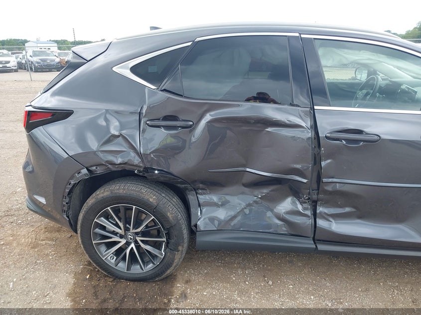 2023 Lexus Nx VIN 2T2GGCEZ7PC016159 IAAI salvage auction — SIDE, Salvage (Illinois), sold $15,100 on 2026-07-22 (photo 6)