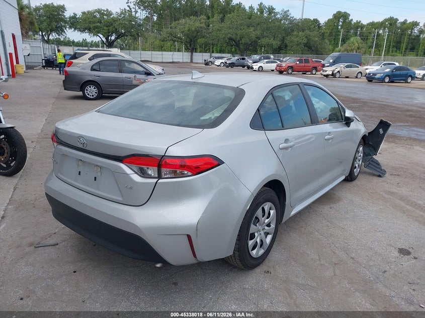 2024 Toyota Corolla VIN 5YFB4MDE0RP099044 IAAI salvage auction — FRONT END, Certificate Of Destruction (Florida), sold $4,500 on 2026-07-15 (photo 4)