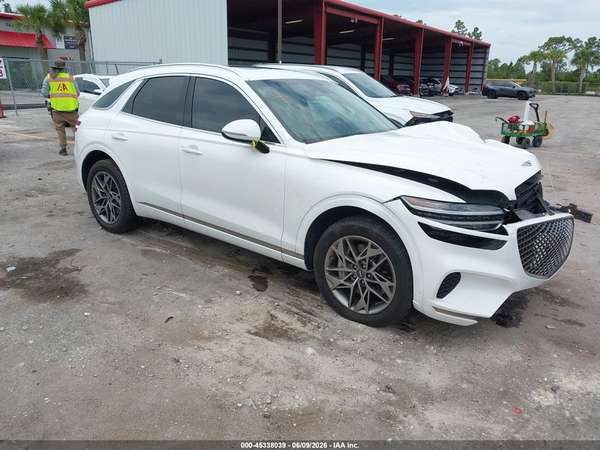 2023 Genesis Gv70 VIN KMUMADTB8PU103699 IAAI salvage auction — FRONT END, Salvage Title, sold $7,600 on 2026-07-08 (photo 1)